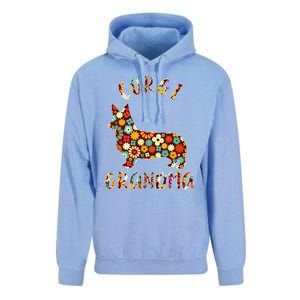 Corgi Grandma Dog Grandma Funny Corgi Owner Unisex Surf Hoodie