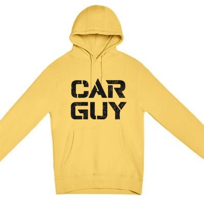 Car Guy Distressed Premium Pullover Hoodie