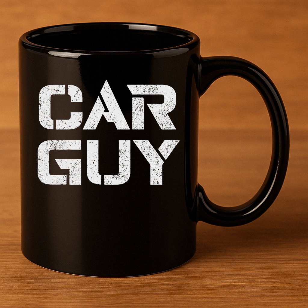 Car Guy Distressed 11oz C Handle Ceramic Mug