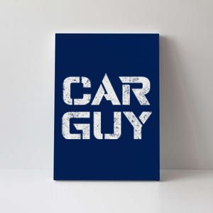 Car Guy Distressed Canvas