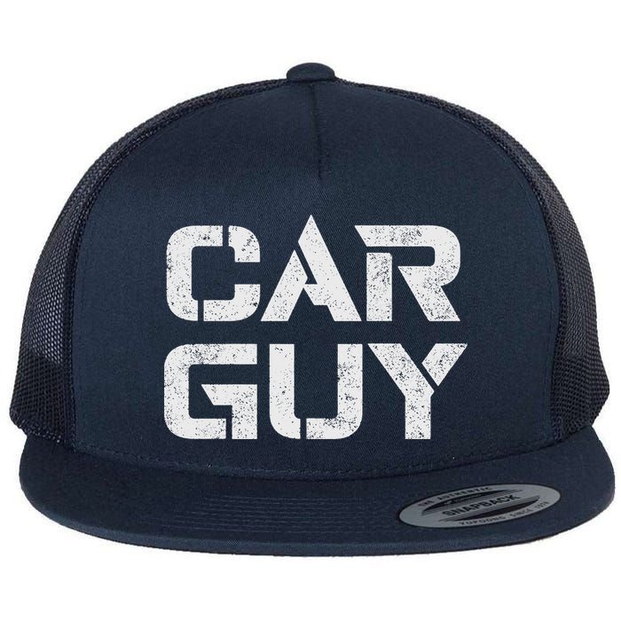 Car Guy Distressed Flatbill Hat