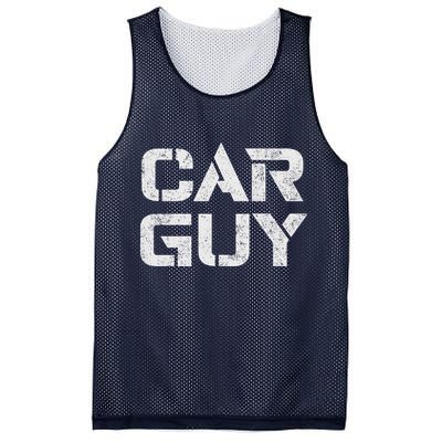 Car Guy Distressed Mesh Reversible Basketball Jersey Tank