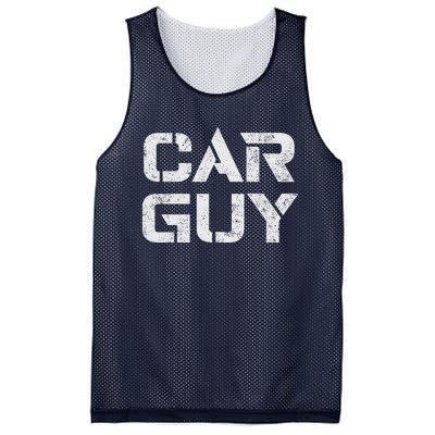 Car Guy Distressed Mesh Reversible Basketball Jersey Tank