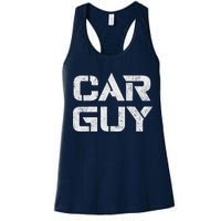 Car Guy Distressed Womens Tank Top