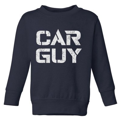 Car Guy Distressed Toddler Sweatshirt