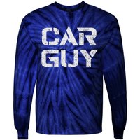 Car Guy Distressed Tie-Dye Long Sleeve Shirt