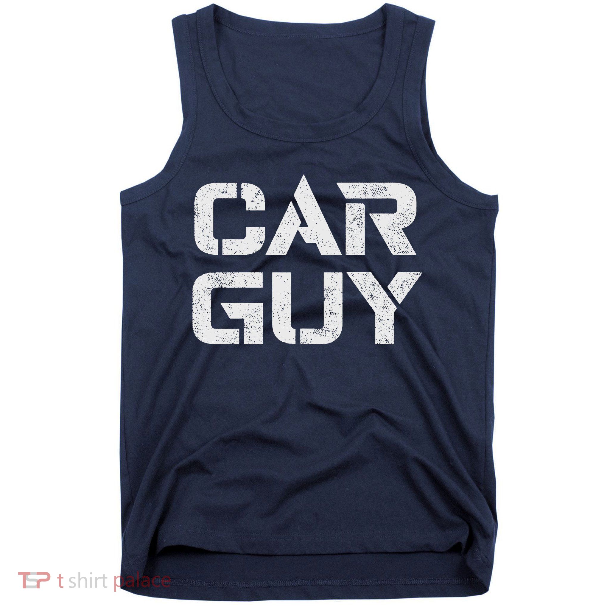 Car Guy Distressed Tank Top