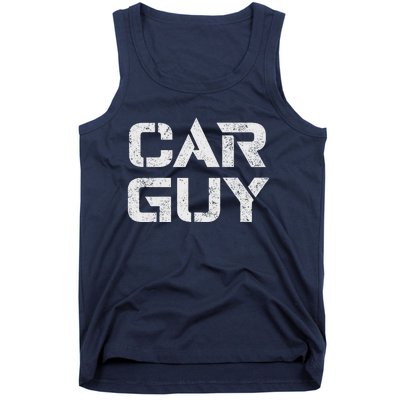 Car Guy Distressed Tank Top