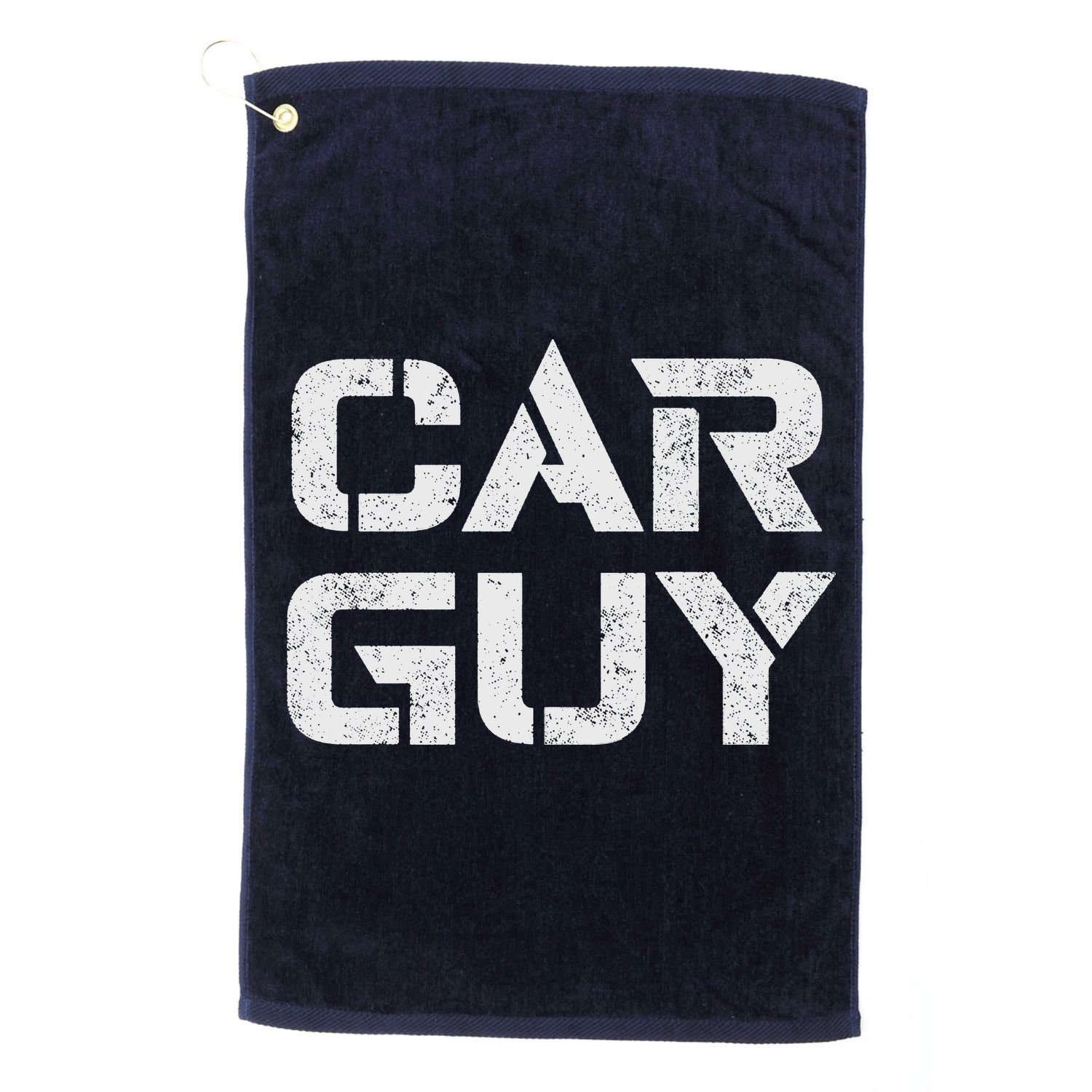 Car Guy Distressed Golf Towel