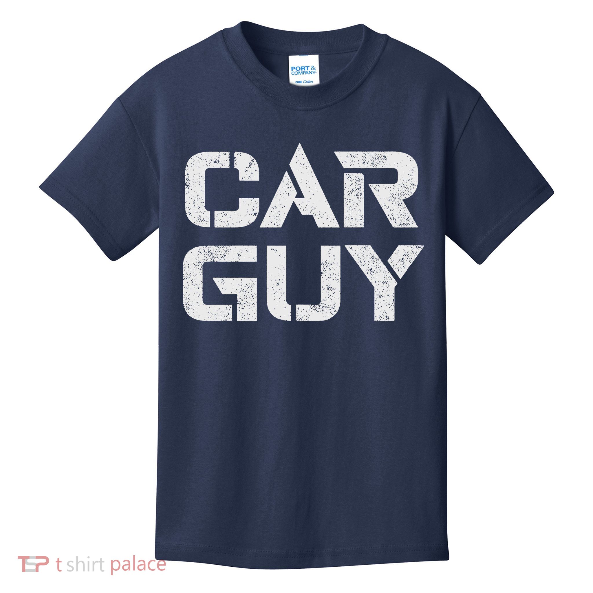 Car Guy Distressed Kids T-Shirt