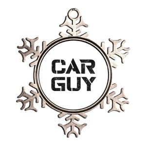 Car Guy Distressed Metallic Star Ornament