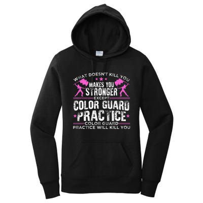 Color Guard Design For Men Women Winter Guard Marching Band Women's Pullover Hoodie