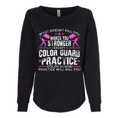 Color Guard Design For Men Women Winter Guard Marching Band Womens California Wash Sweatshirt