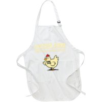 Chicken Game Don't Look At The Chicken Funny Game Over  Full-Length Apron With Pockets
