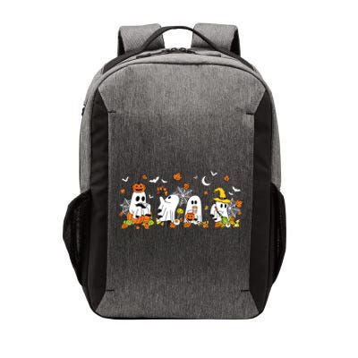 Cute Ghost Drinking Coffee Halloween Fall Ghost Book Reading Vector Backpack