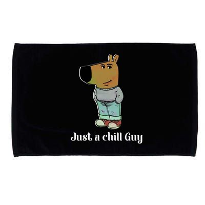 Chill Guy Dog Funny Chill Guy Meme Microfiber Hand Towel