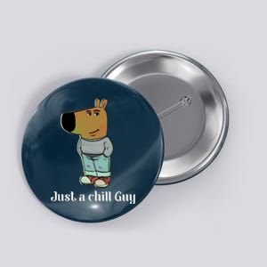 Chill Guy Dog Funny Chill Guy Meme Button