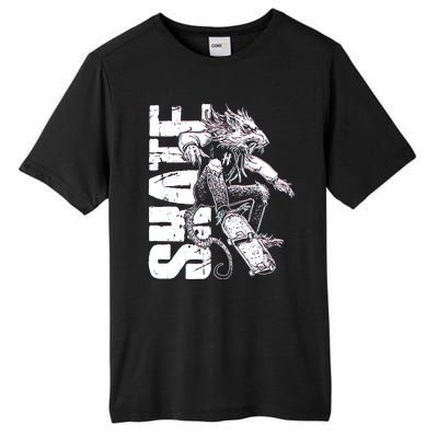 Cool Grunge Distressed Skateboarding Rat Mouse Tall Fusion ChromaSoft Performance T-Shirt