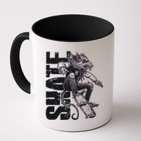 Cool Grunge Distressed Skateboarding Rat Mouse Mug