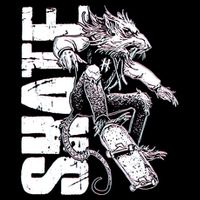 Cool Grunge Distressed Skateboarding Rat Mouse Kids T-Shirt