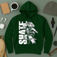 Cool Grunge Distressed Skateboarding Rat Mouse Hoodie