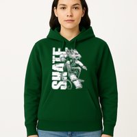 Cool Grunge Distressed Skateboarding Rat Mouse Hoodie