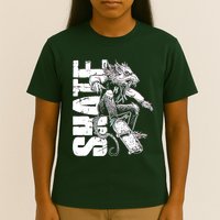 Cool Grunge Distressed Skateboarding Rat Mouse T-Shirt