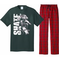 Cool Grunge Distressed Skateboarding Rat Mouse Pajama Set