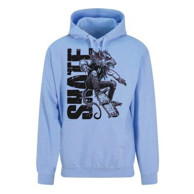 Cool Grunge Distressed Skateboarding Rat Mouse Unisex Surf Hoodie