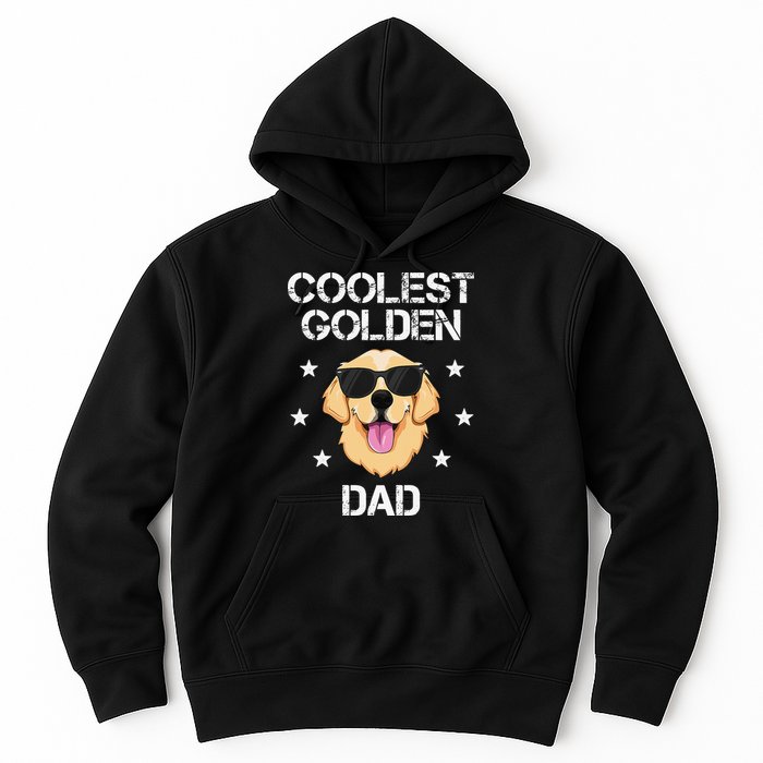 Coolest Golden Dad for Retriever New Dog Owner Hoodie