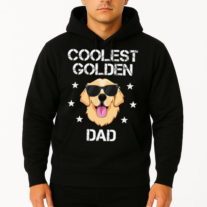 Coolest Golden Dad for Retriever New Dog Owner Hoodie