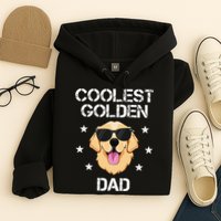 Coolest Golden Dad for Retriever New Dog Owner Hoodie