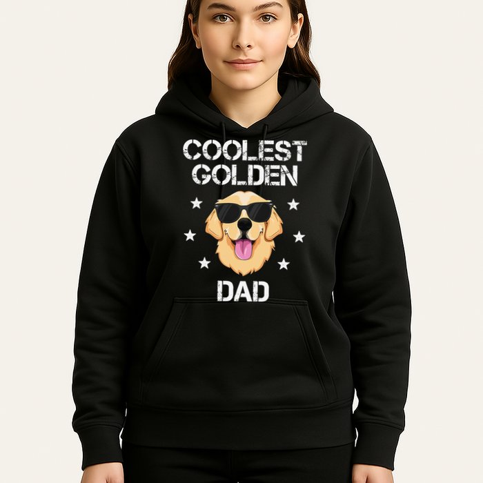 Coolest Golden Dad for Retriever New Dog Owner Hoodie