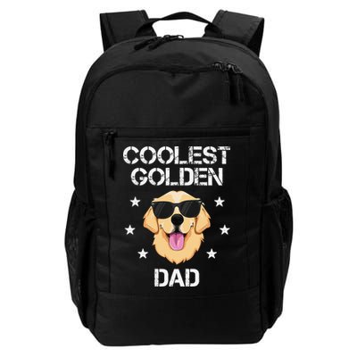 Coolest Golden Dad for Retriever New Dog Owner Backpack