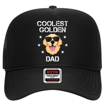 Coolest Golden Dad for Retriever New Dog Owner Trucker Hat