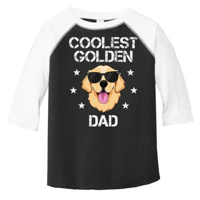 Coolest Golden Dad for Retriever New Dog Owner Toddler Fine Jersey T-Shirt