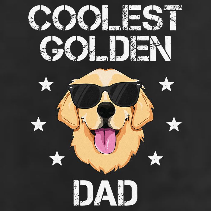 Coolest Golden Dad for Retriever New Dog Owner Golf Towel