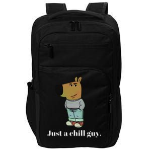 Chill Guy Dog Funny Chill Guy Meme Impact Tech Backpack