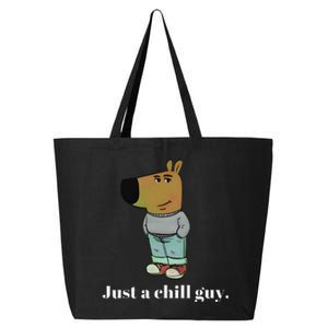 Chill Guy Dog Funny Chill Guy Meme 25L Jumbo Tote