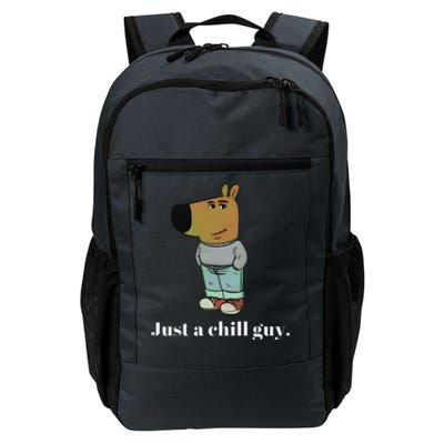 Chill Guy Dog Funny Chill Guy Meme Daily Commute Backpack