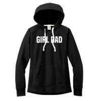 Cool Girl Dad For  Father Super Proud Dad Outnumbered Dad Women's Fleece Hoodie