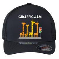 Cute Giraffe Design Safari Giraffe Lover Flexfit Unipanel Trucker Cap