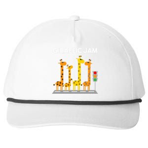 Cute Giraffe Design Safari Giraffe Lover Snapback Five-Panel Rope Hat