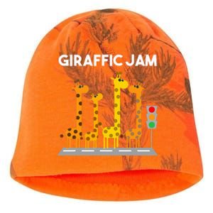 Cute Giraffe Design Safari Giraffe Lover Kati - Camo Knit Beanie