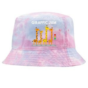 Cute Giraffe Design Safari Giraffe Lover Tie-Dyed Bucket Hat