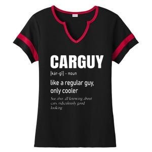 Car Guy Definition Mechanic Auto Racing Men Ladies Halftime Notch Neck Tee