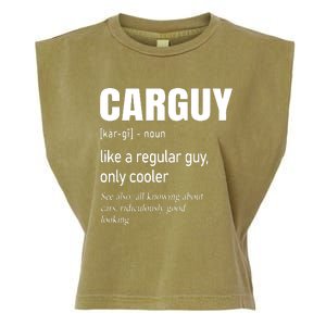 Car Guy Definition Mechanic Auto Racing Men Garment-Dyed Women's Muscle Tee