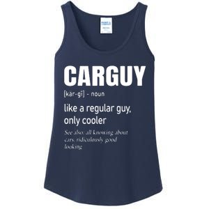 Car Guy Definition Mechanic Auto Racing Men Ladies Essential Tank