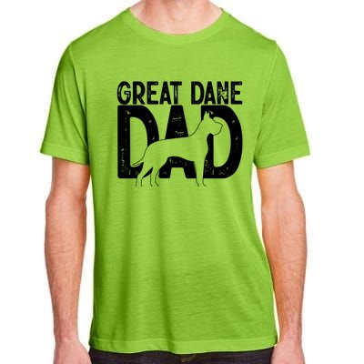 Cute Great Dane Dog Dad Puppy Lover Father Cute Gift Adult ChromaSoft Performance T-Shirt