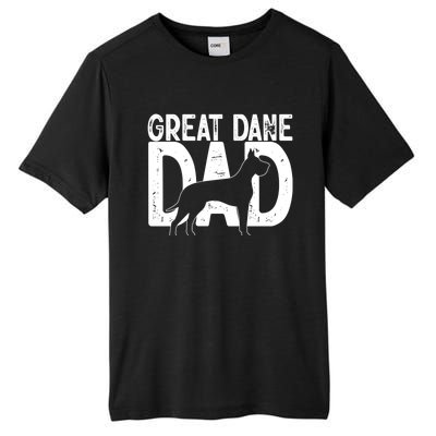 Cute Great Dane Dog Dad Puppy Lover Father Cute Gift Tall Fusion ChromaSoft Performance T-Shirt